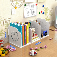 书架书立桌面多层简易学生儿童文件资料整理架办公桌上收纳置物架