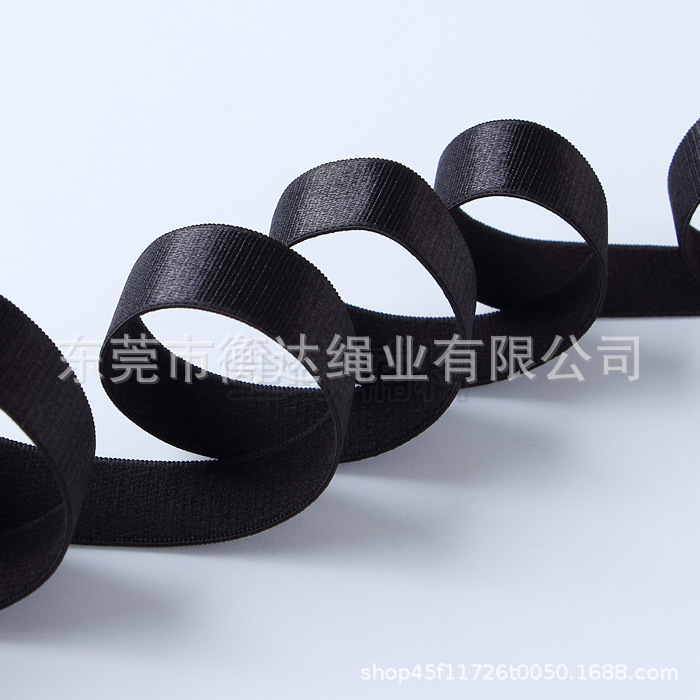 Blanco y negro en stock 0.8 ~ 4cm bra de mujer cinturón de hombro de ropa interior brillante de nylon elástico elástico