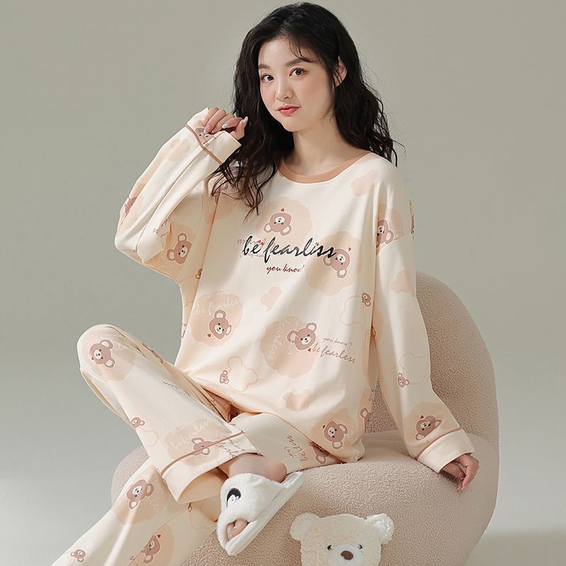 CM-18 더블 롱 베어 쿠키 라운드넥