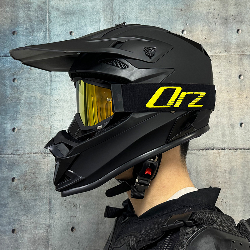 ORZクロスカントリーヘルメットオートバイヘルメット男女全ヘルメットゴーカートラリーヘルメットマウンテンバイクスピード降下3C認証|undefined