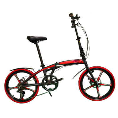20寸折叠自行车一体轮铝合金折叠自行车20寸一体轮折叠自行车定制|ru