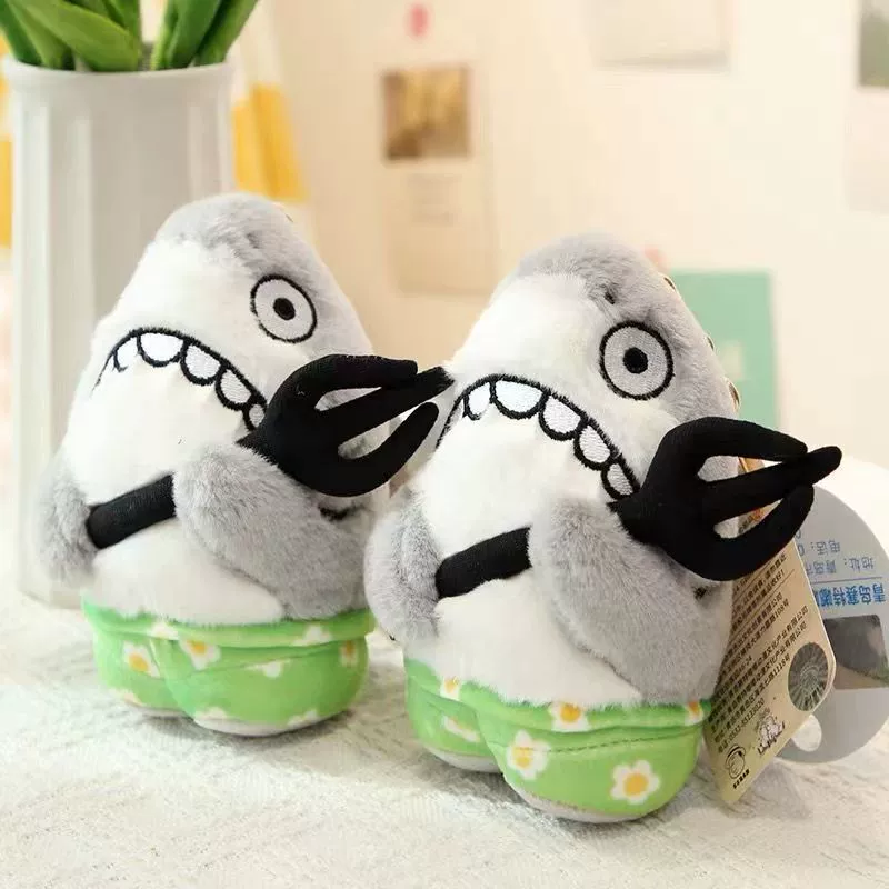 Милая акула вилка плюшевая подвеска кукол забавная акула школьный рюкзак брелок для мальчиков