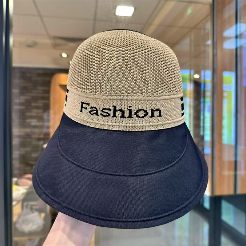 Mujeres de verano nuevo sombrero de sombrero solar alargado sombrero de sombrero solar de borde grande sombrero de verano vacío anti-UV sombrero solar plegable al aire libre