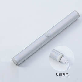 30led人体智能感应灯USB光控小夜灯双色LED壁橱灯无线铁磁衣柜灯