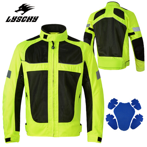 Lei Chi Motorcycle Riding Suit Men's Rider Motorcycle Universal Riding Jacket Commuting Protective Racing Jacket with Armor 