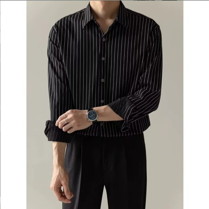 Shirt, long-sleeve, loose fit
