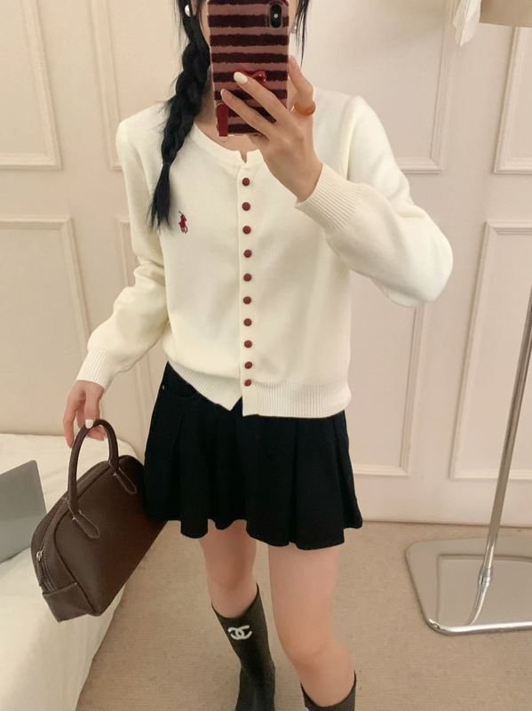 秋季新款女装刺绣韩系高级感气质毛衣长袖针织衫开衫修身外套上衣|undefined