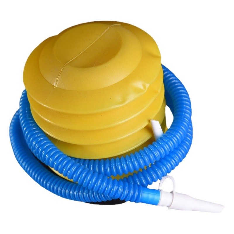 Bomba de aire de compresión Bomba de globo Bomba de aire de empuje manual Accesorios de globo rosa Tubo de aire eléctrico 73005 Pelota de fitness
