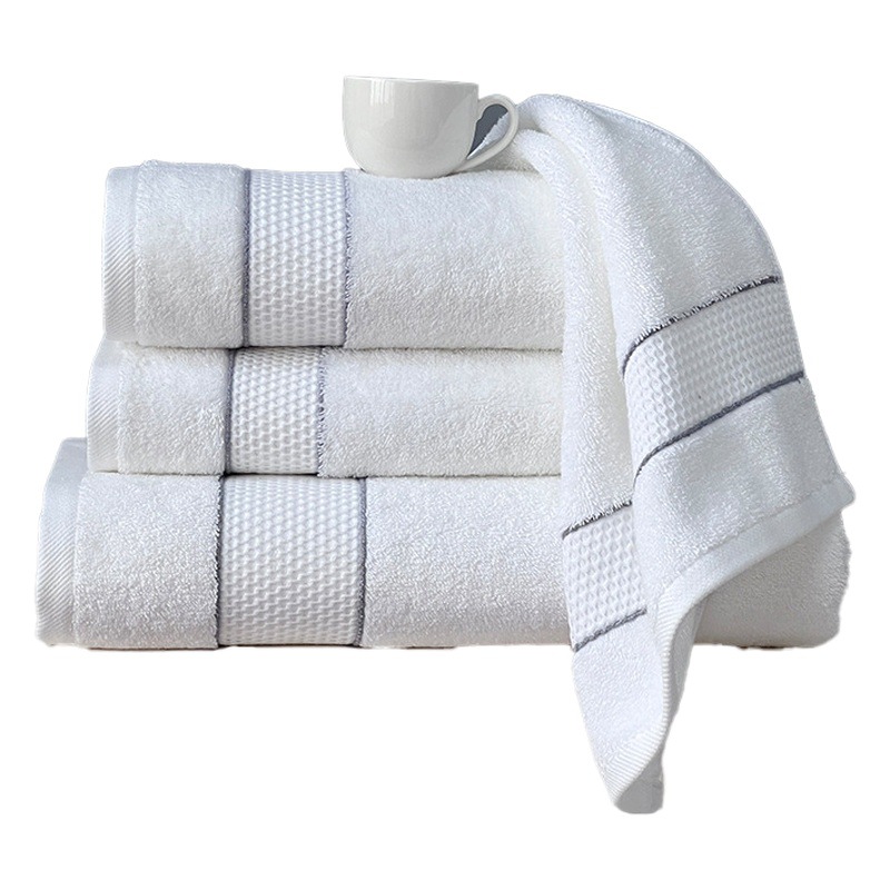 Toalla de hotel de estrella de algodón al por mayor Toalla de cara Toalla de baño de alta gama Toalla de regalo Toalla de hotel de algodón puro al por mayor