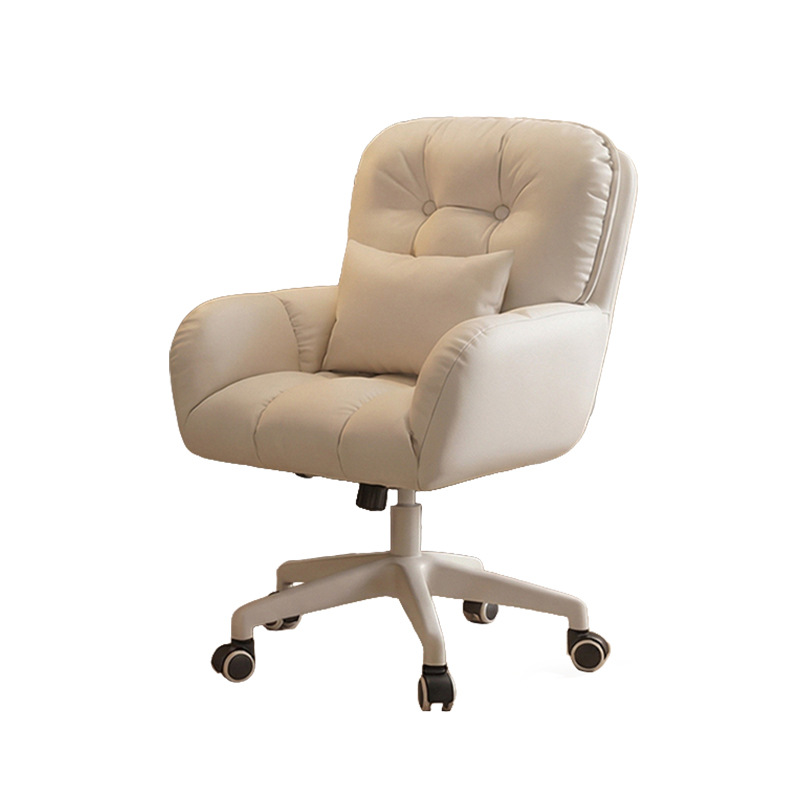 silla de computadora de elevación de personal de oficina silla giratoria respaldo para adultos silla de maquillaje cómoda para el hogar escritorio silla de estudio dormitorio