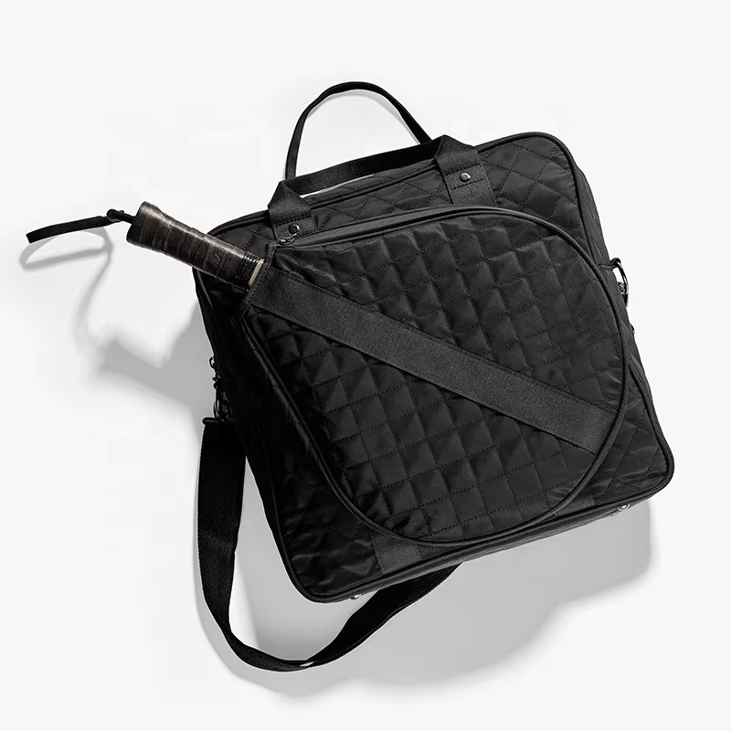 Bolsa de tenis de doble hombro al aire libre bolsa de raqueta deportiva de hombro de tramo inclinado mochila ligera bolsa de bádminton image 16