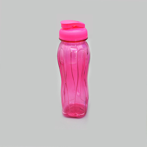 PET sports water bottle 750ml flip-top cold drink cup