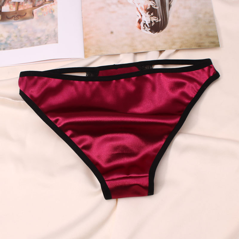 Solid Color Stereotype Seamless Low Waist Briefs Panties display picture 29