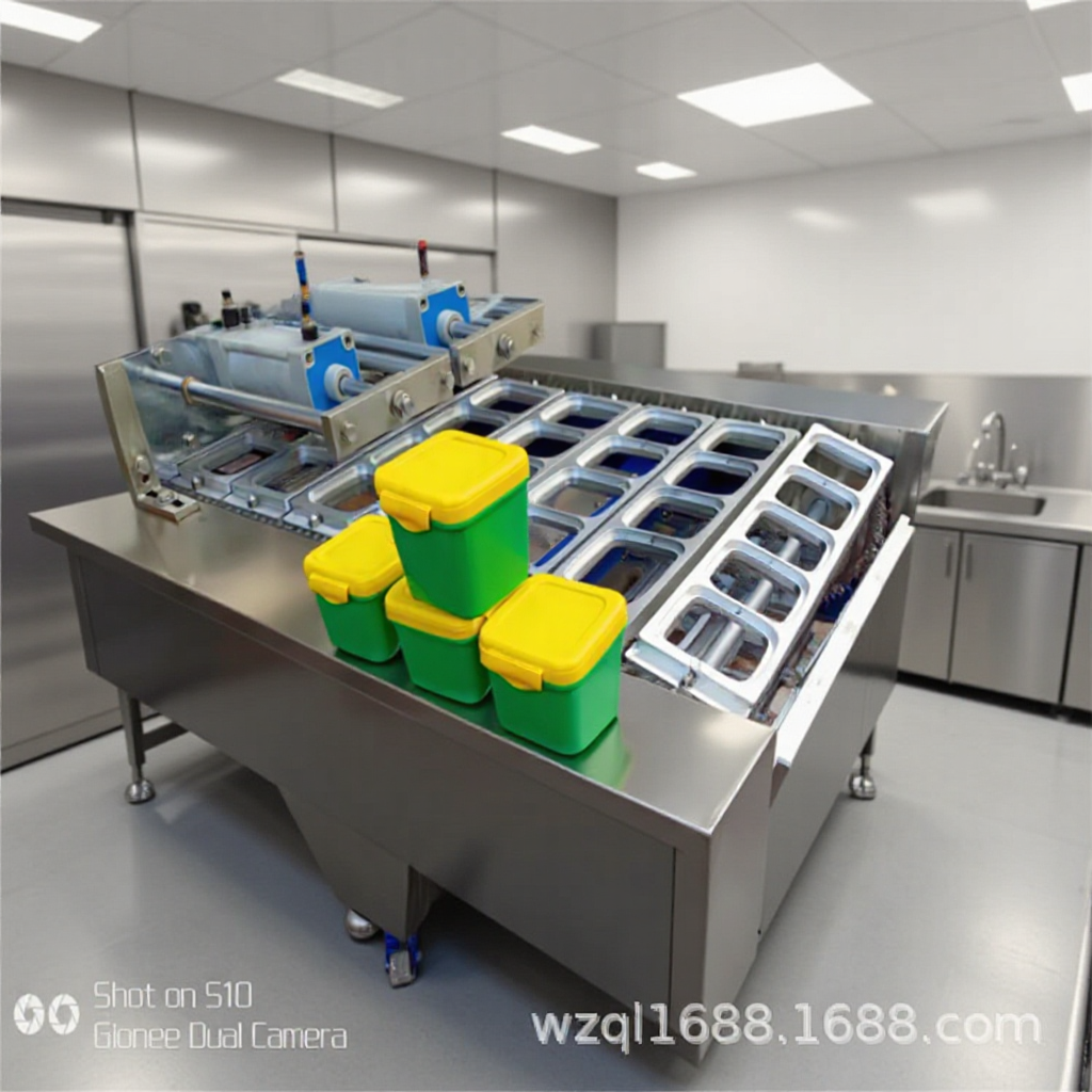 供应方盒辣椒酱自动充填封口机 QL-4A盒装调味酱灌装封口扣盖机