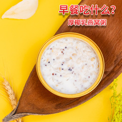 新鮮なココナッツミルクで煮た燕の巣粥、すぐに食べられる粥、妊婦の栄養補給、オートミール朝食粥、ココナッツミルク、ココナッツジュース、便利なインスタント食品