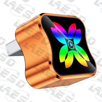 Huawei HiCar box, Simsiz CarPlay və Android Auto - q1bf-usb-orange-butterfly-colorful-metalglass-hicar-box
