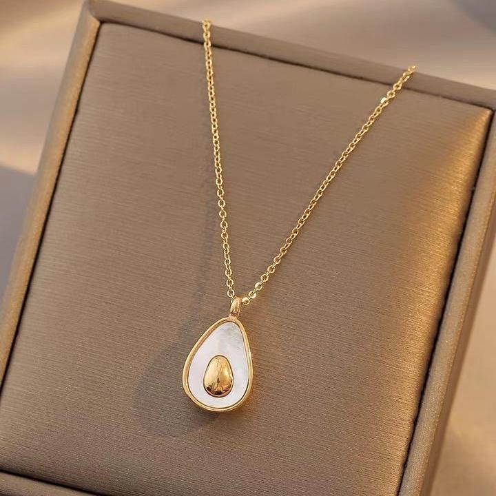 Fashion Fruit Titanium Steel Plating Pendant Necklace 1 Piece