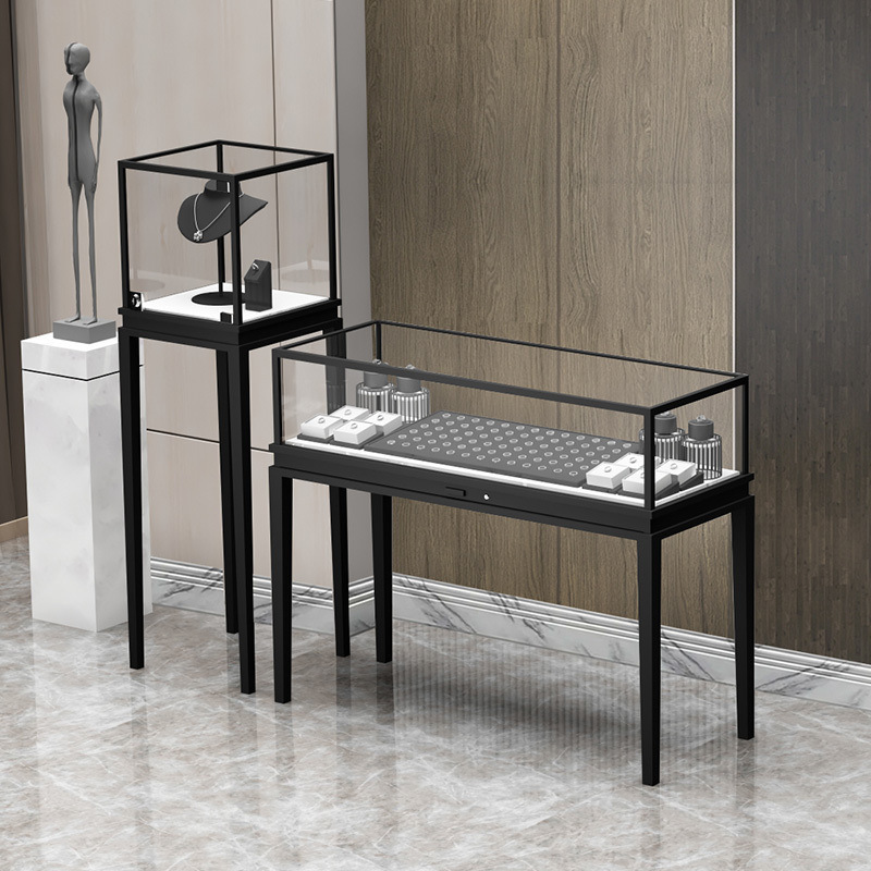 珠宝柜珠宝首饰展示柜手表银饰品眼镜古玩小展柜商场玻璃柜台