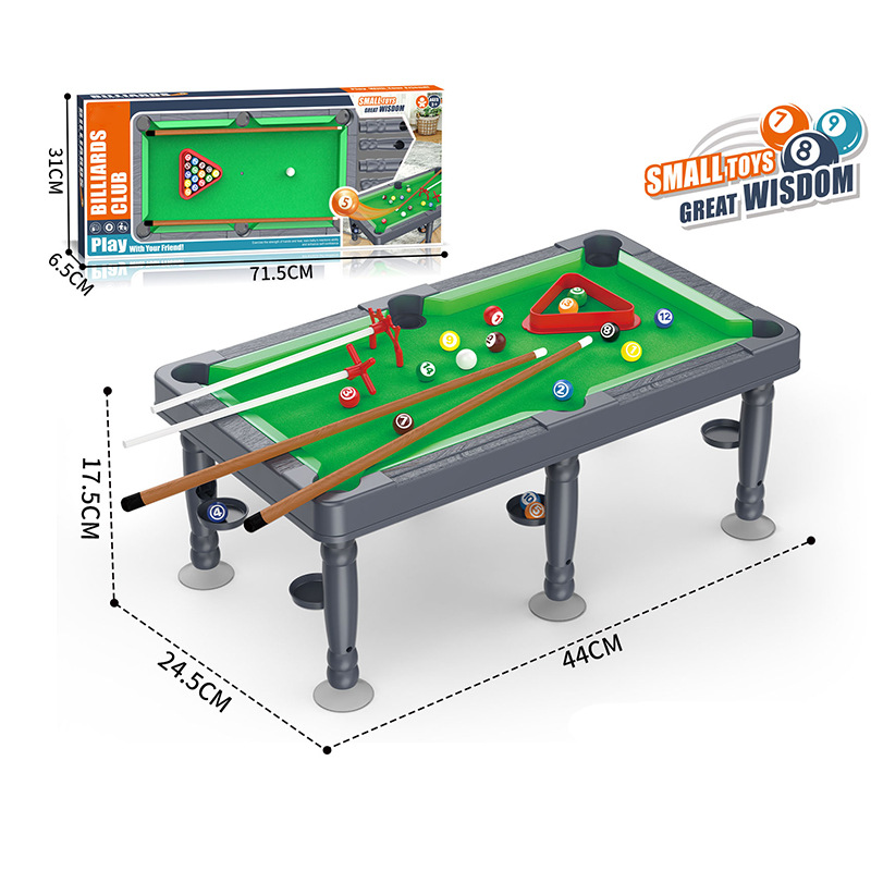 Juguetes de mesa de billar para niños transfronterizos 6 en 1 juegos de mesa multifuncionales de baloncesto de fútbol interior y exterior conjunto de interacción entre padres e hijos