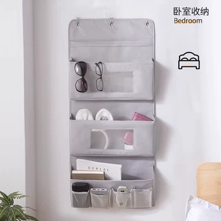 收纳袋挂袋墙挂式门后多层布艺挂兜整理袋宿舍储物袋杂物收纳神器