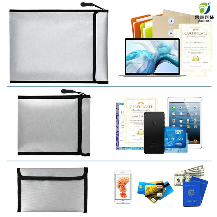 Waterproof storage bag for folders, safe passport bag