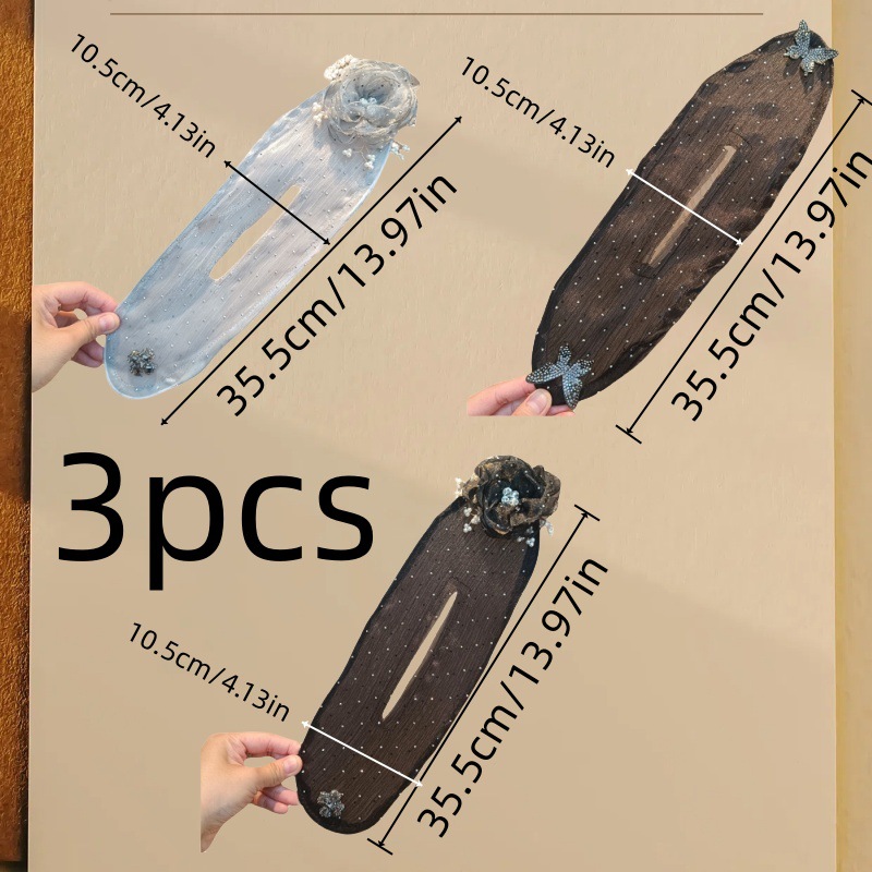 Herramienta para peinar el cabello en moño para personas perezosas, clip para moño, herramienta de peinado de mariposa de alta gama para atar el cabello en la parte posterior de la cabeza para mujeres.