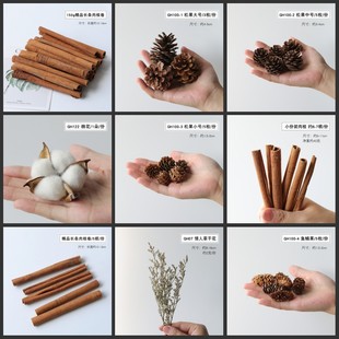 Dried Flowers, Cinnamon, Lemon Pine Cones, Mixed Handmade Dried Flowers, Small Fresh Bouquets, Aromatherapy DIY Material Packs, Souvenirs