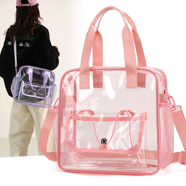 Cross-border Amazon Transparent Swimming Bag PVC Travel Storage Bag Holiday Travel Bag Stadium Concert PVC Bag