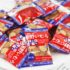 Fujino Ichimura sea salt biscuits bagged Hokkaido Japanese style southern milk miller milk salt internet celebrity Japanese round biscuits