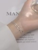 Fresh Japanese bracelet, cute design jewelry, accessory, silver 925 sample, simple and elegant design, Korean style, trend of season