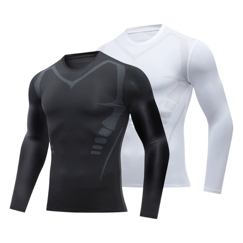 Американские колготки, мужская спортивная одежда для бега, быстросохнущая футболка, высокоэластичная тренировочная дышащая впитывающая Пот Нижняя рубашка