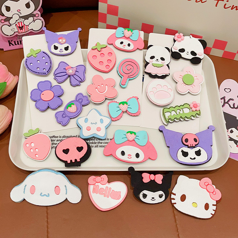 Niños bebés dibujos animados velcro niñas Sanliogou publicó niñas peinadas peinadas peinadas peinadas Koolomi