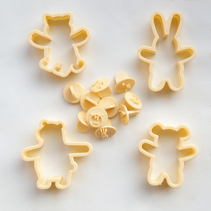 Noodle Master Korean Cartoon Cookie Cutter 4 Body 10 Expression Emperor Gingerbread Man Cookie Cutter