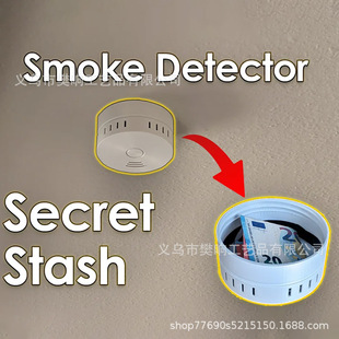 Hidden Safe in Smoke Detector Shell Smoke Detector Fun Safe