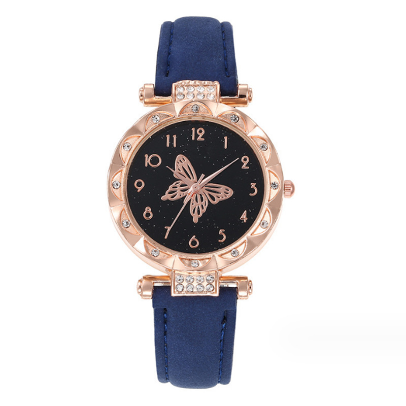 80g Weight Ordinary Glass Mirror Material Flannel bag Strap Material Watch Classification Pointer Display Type Buckle Buckle Style Round Dial Shape Daily, Street Occasion Quartz Movement Butterfly Pattern Women's Gender Casual Style Casual Butterfly Buckle Quartz Women's Watches 9