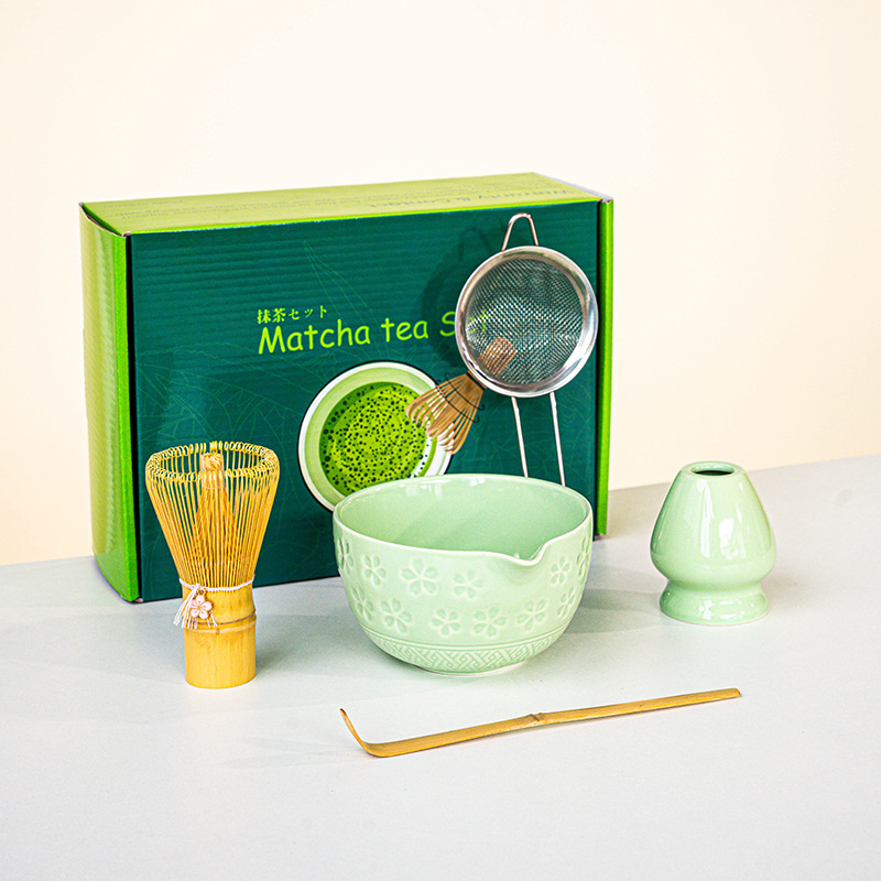 FJT 사쿠라 광구그릇 그린 5종세트(짙은 녹색 컬러박스)