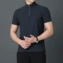 大码男短袖立领薄款polo衫
