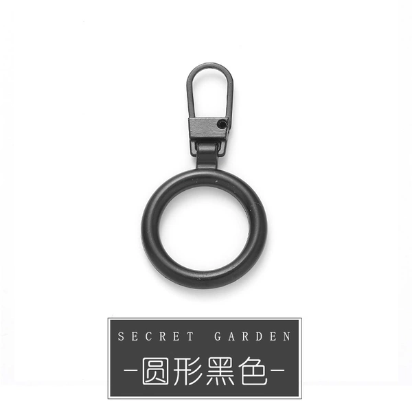 Round black