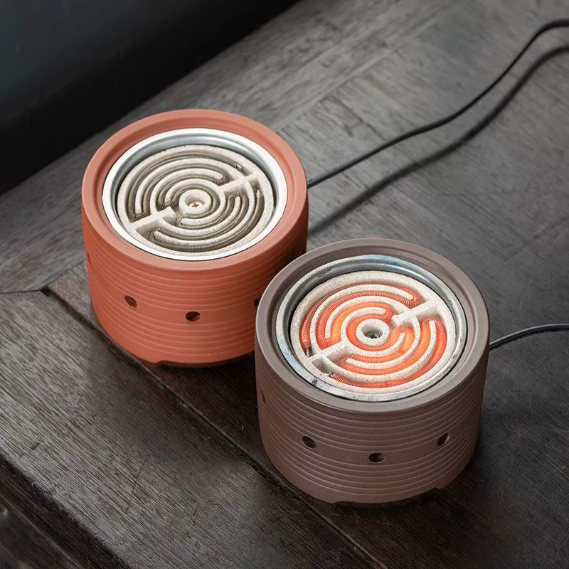 Немецкая импортная керамическая электрическая керамическая плита для здоровья, подогреватель чая, чайник для кипячения воды, электрическая нагревательная плита для заваривания чая, фиолетовый цвет