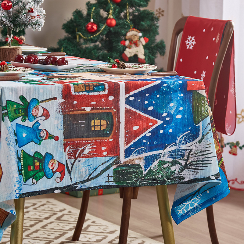 新しいアメリカンテーブルクロスクリスマステーマテーブルクロスクリスマステーブルクロステーブルマットホリデーデコレーションテーブルクロスメーカー卸売|undefined