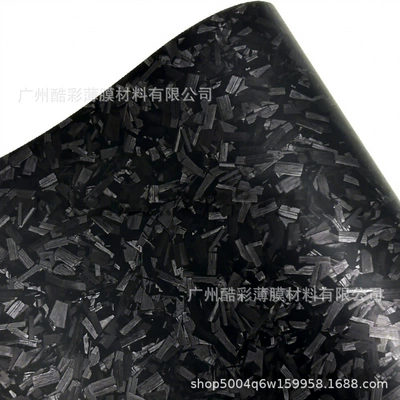 Auto Color Change Film, Film Forged Carbon Fiber Black - pet-matte-flower-carbon-black-152m16m