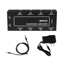 立体声耳机放大器一拖多一分八多路输出音频音乐分配器8路耳放