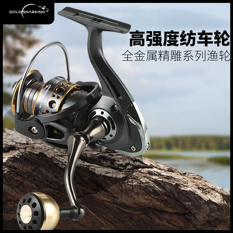 Rueda de pesca de metal rueda giratoria carrete de pesca mar rueda de varilla ancla rueda de pesca de largo alcance rueda de pesca engranaje de pesca al por mayor