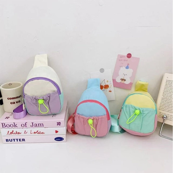 Kindergarten Children's Bag 2025 New Fashion Boys Baby Go Out Accessories Chest Bag Handsome Girl Crossbody Bag