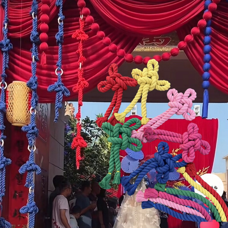 Wedding Decoration Chinese Knot for Housewarming Ceremony, New Home Entrance Scene Decoration with a Thousand-Character Knot Wedding Decoration Chinese Knot for Housewarming Ceremony, New Home Entrance Scene Decoration with a Thousand-Character Knot