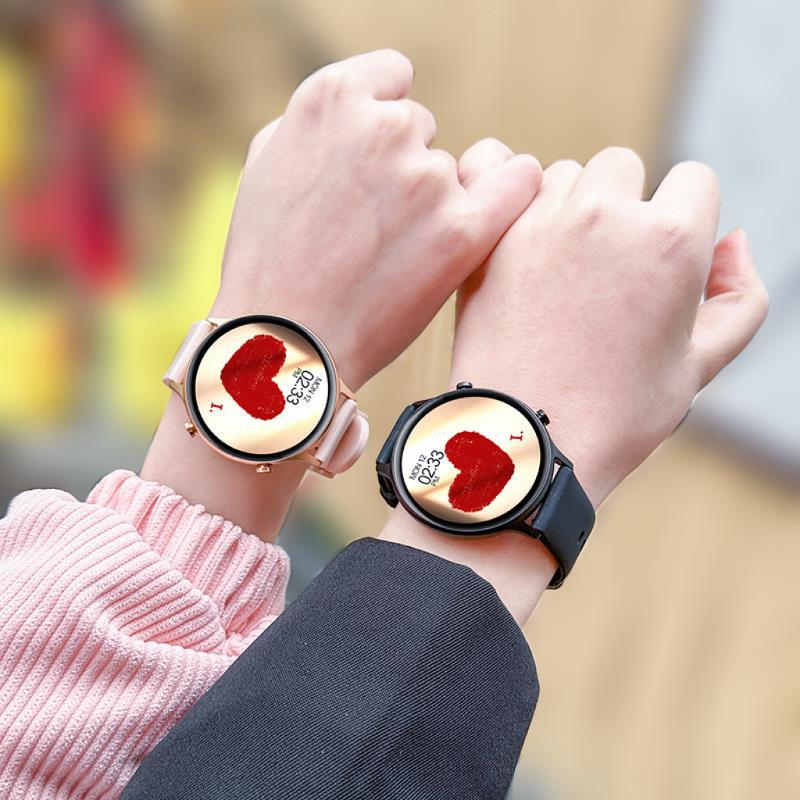 Couple Smart Watches, a Pair of Multifunctional Bluetooth Phones with Heart Rate Monitoring for Boyfriend and Girlfriend, New Valentine's Day Gift Couple Smart Watches, a Pair of Multifunctional Bluetooth Phones with Heart Rate Monitoring for Boyfriend and Girlfriend, New Valentine's Day Gift