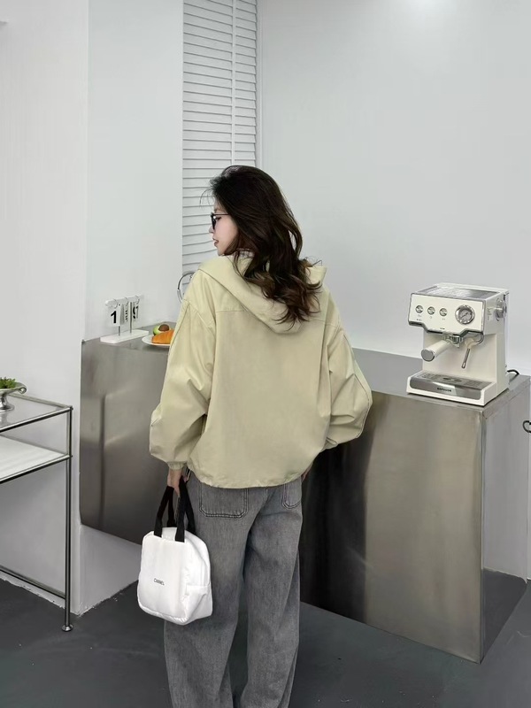 韩版休闲短款冲锋衣外套女2025秋季新款宽松百搭小个子夹克上衣潮|undefined