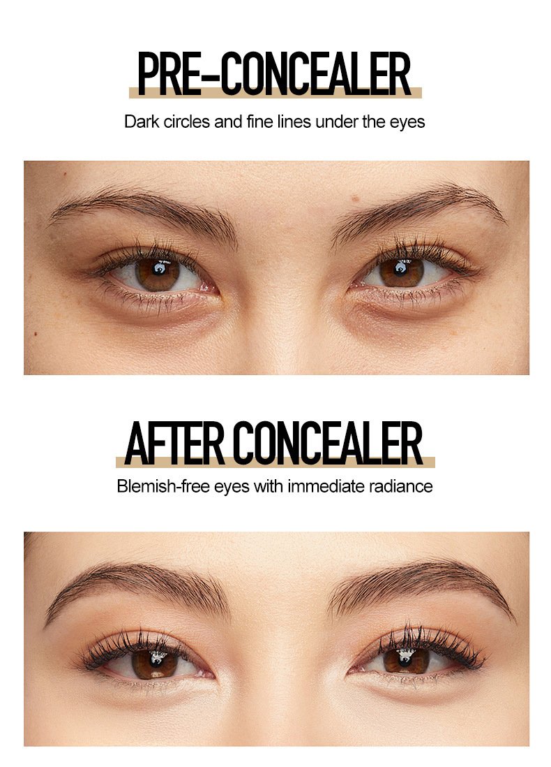 Waterproof highlighter en contour palette met concealer_voghion.com