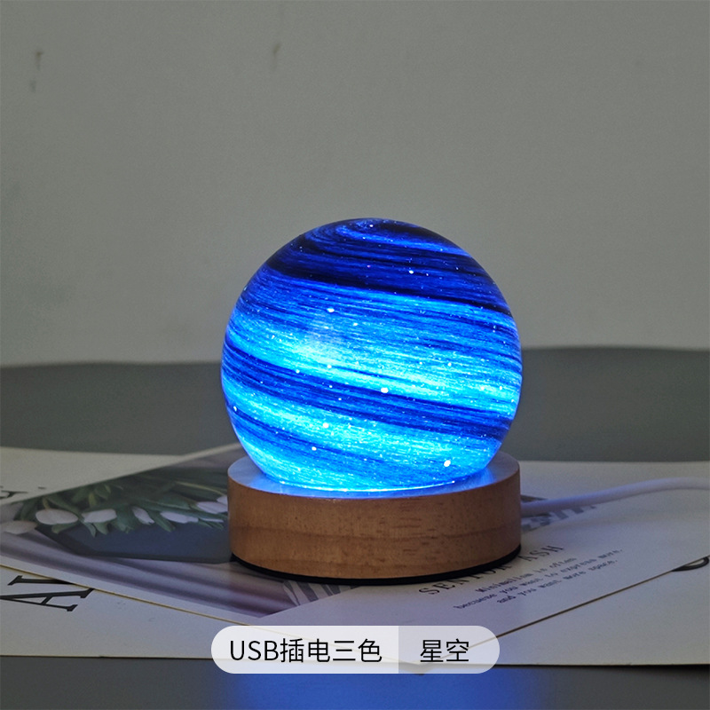 クロスボーダー星ナイトライトクリエイティブベッドヘッドライト星空充電タッチカップル雰囲気イルミネーションロマンチック誕生日プレゼント