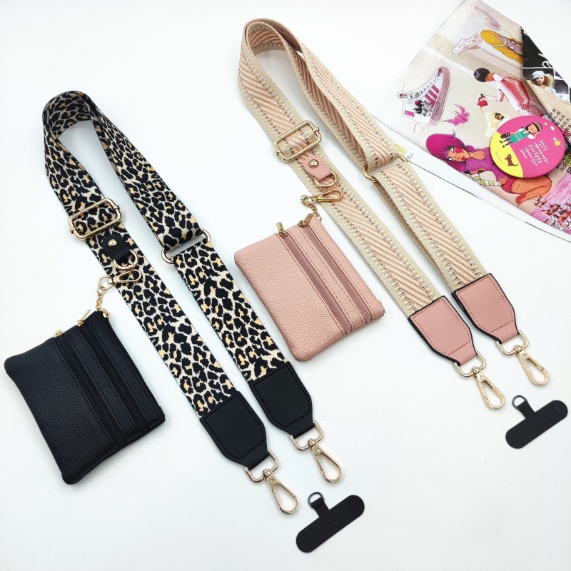 101g Weight Bag Strap Bag Accessories Type 1 Piece, 1 Set Quantity Casual, Daily Occasion Polyester Material Geometric, Leopard Pattern Simple Style, Classic Style Style 1 Piece 1 Set Polyester Geometric Leopard Bag Strap 16